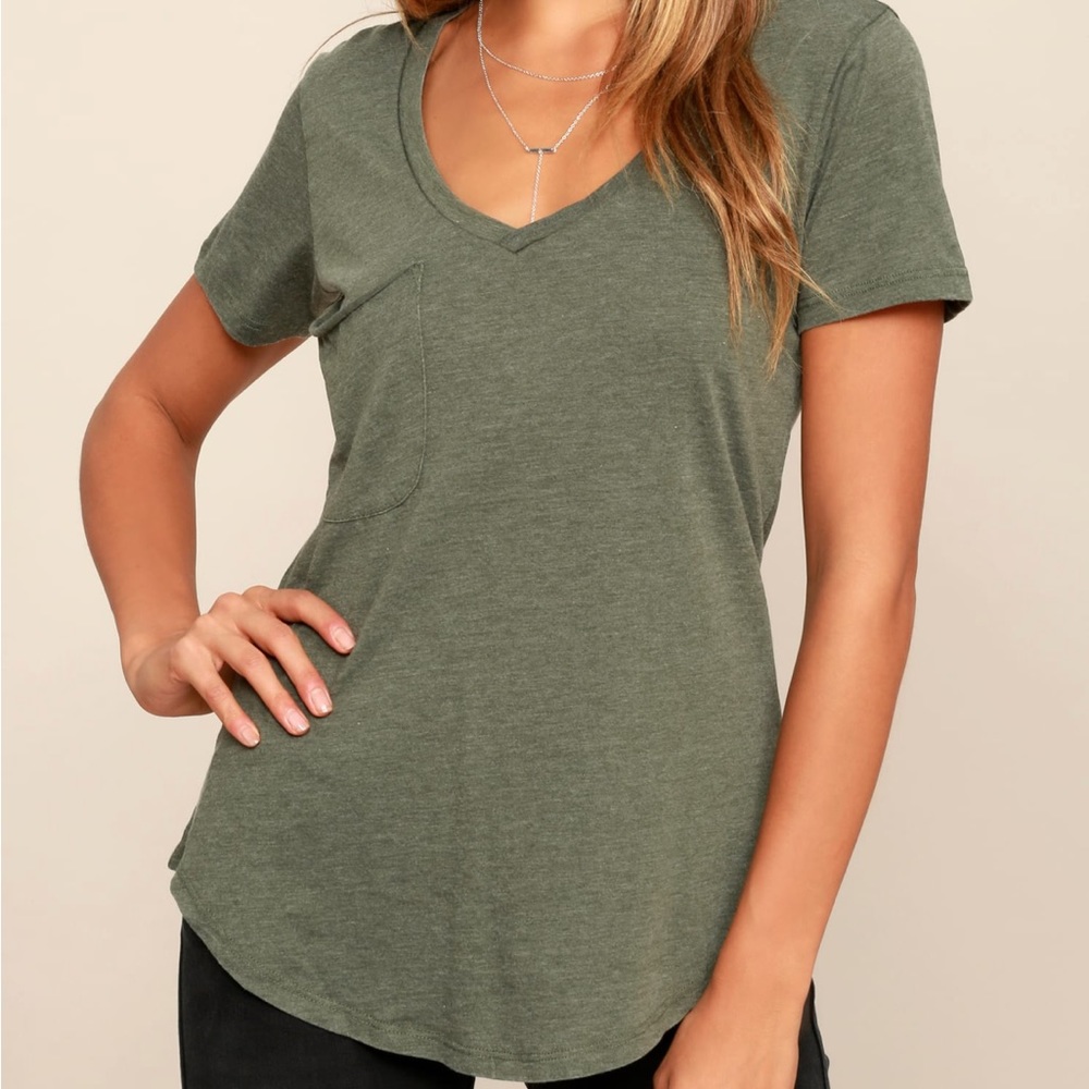 Olive Green Tee